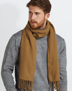 Férfi klasszikus szövött sál – Letisztult, hímzett megoldás professzionális megjelenéshez